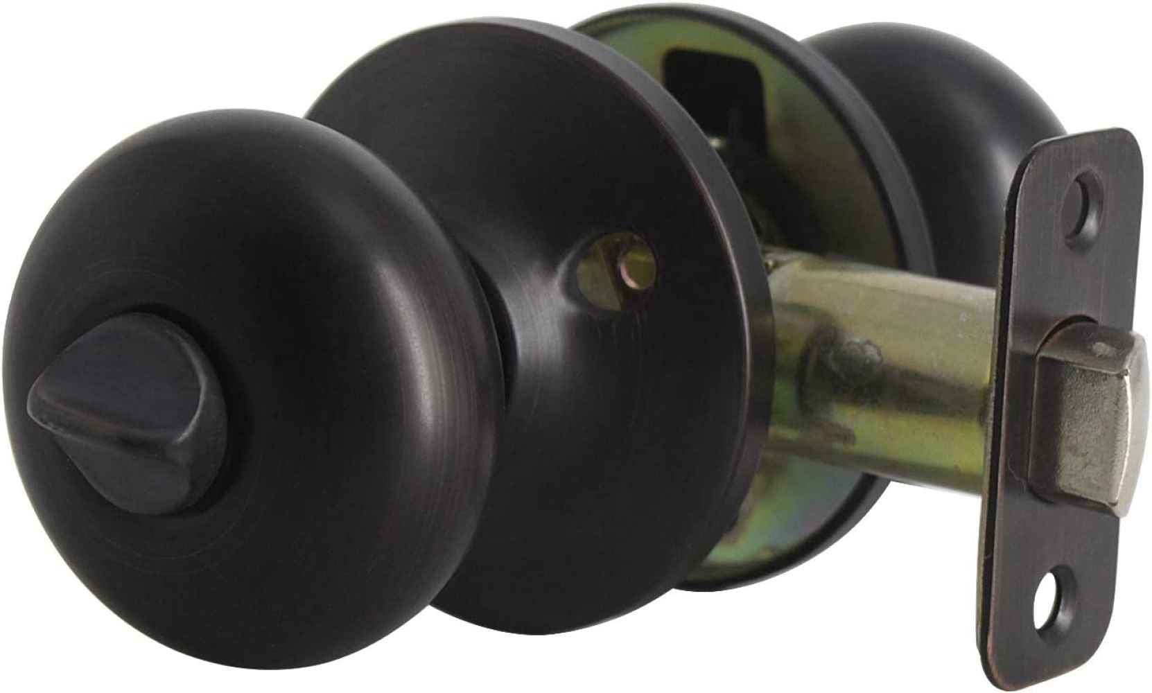 2.56-in. x 0.04-in. Stainless Steel Door Lock In Oil Rubbed Bronze