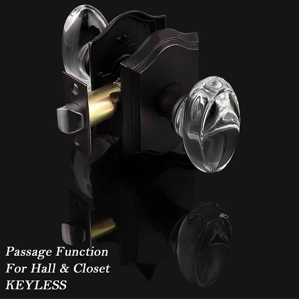 2.7-in. x 0.04-in. Zinc Alloy Door Lock In Oil Rubbed Bronze
