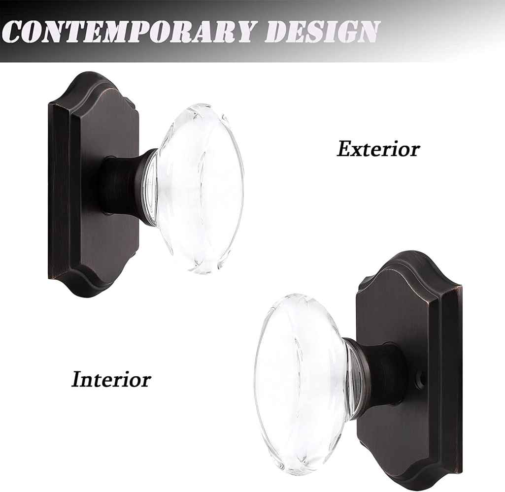 2.7-in. x 0.04-in. Zinc Alloy Door Lock In Oil Rubbed Bronze
