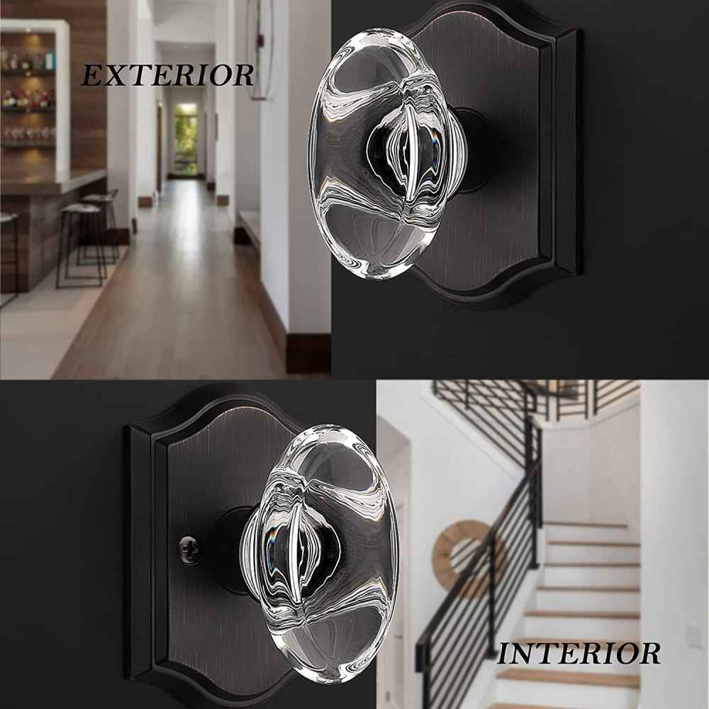 2.7-in. x 0.04-in. Zinc Alloy Door Lock In Oil Rubbed Bronze