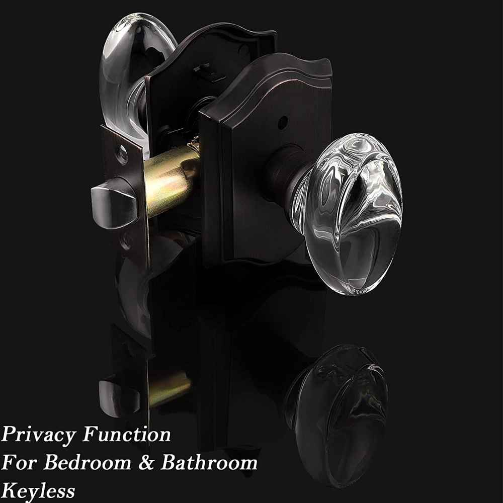 2.7-in. x 0.04-in. Zinc Alloy Door Lock In Oil Rubbed Bronze
