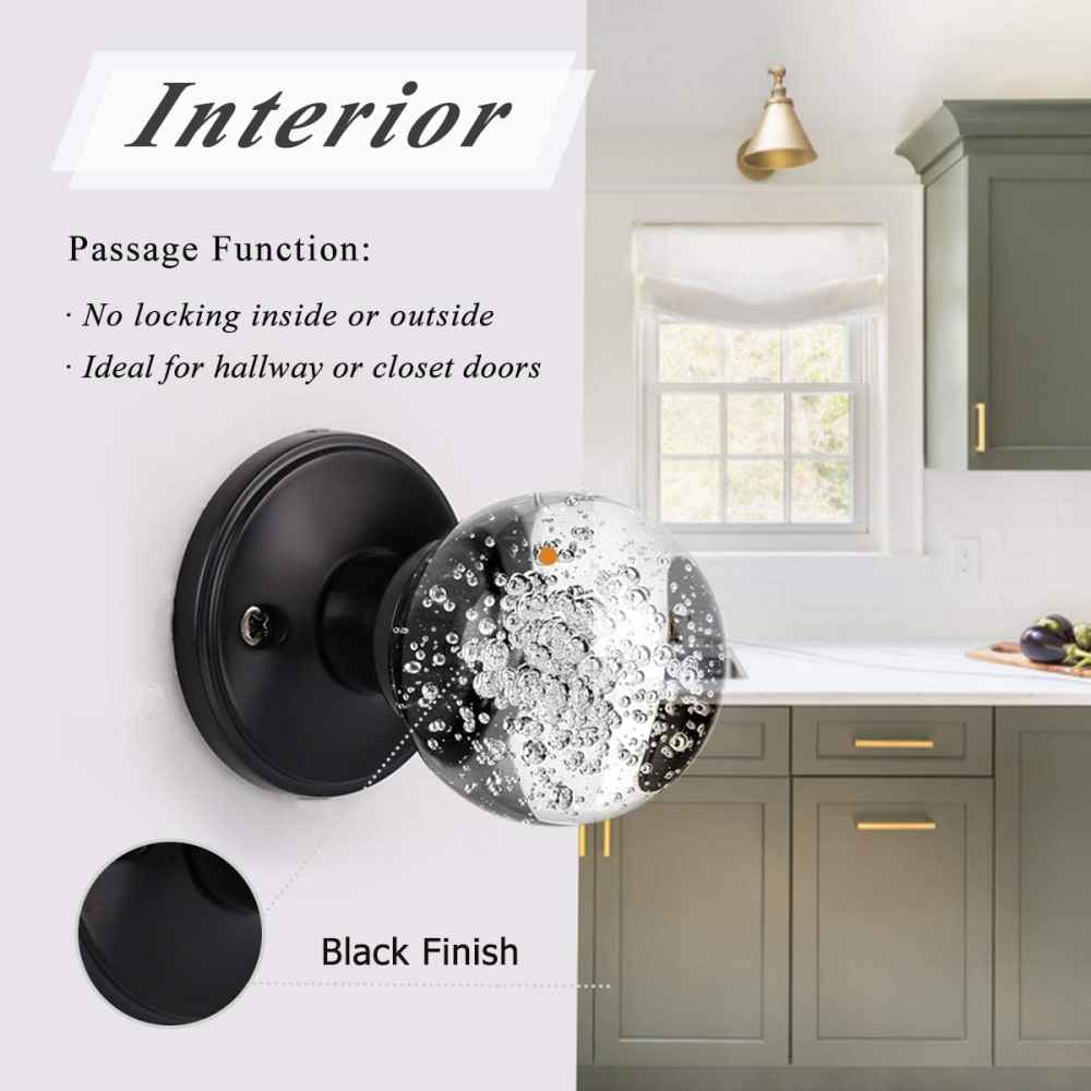 2.55-in. x 0.04-in. Zinc Alloy Door Lock In Black