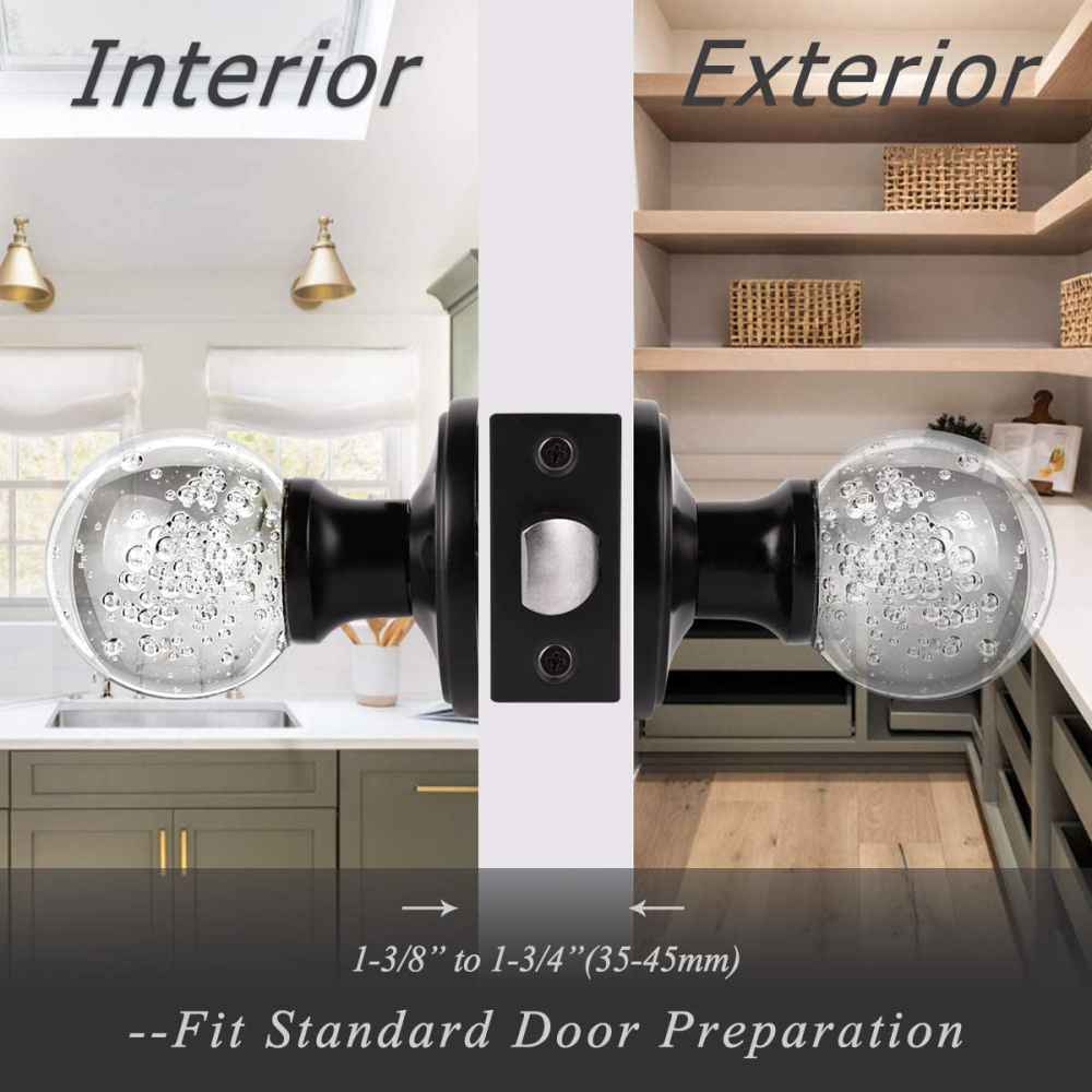 2.55-in. x 0.04-in. Zinc Alloy Door Lock In Black