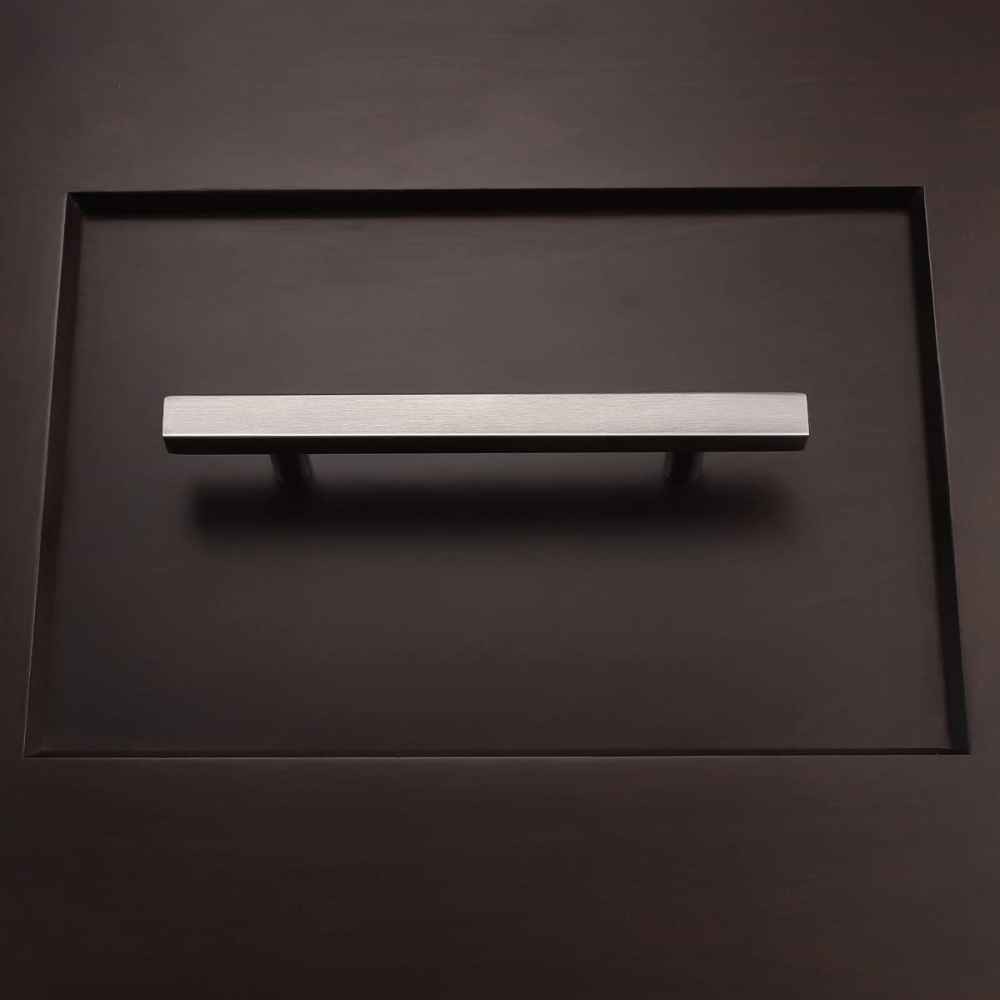 6.3-in. x 1.3-in. Stainless Steel Cabinet Handle In Brushed Nickel