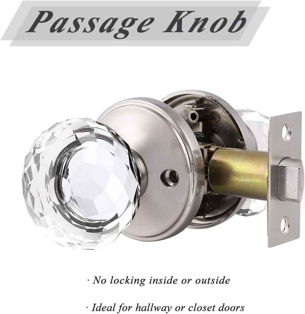 2.7-in. x 0.04-in. Zinc Alloy Door Lock In Brushed Nickel