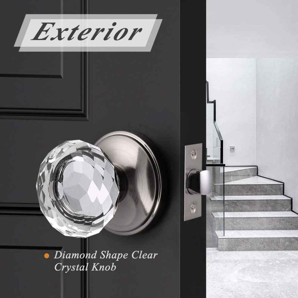 2.7-in. x 0.04-in. Zinc Alloy Door Lock In Brushed Nickel