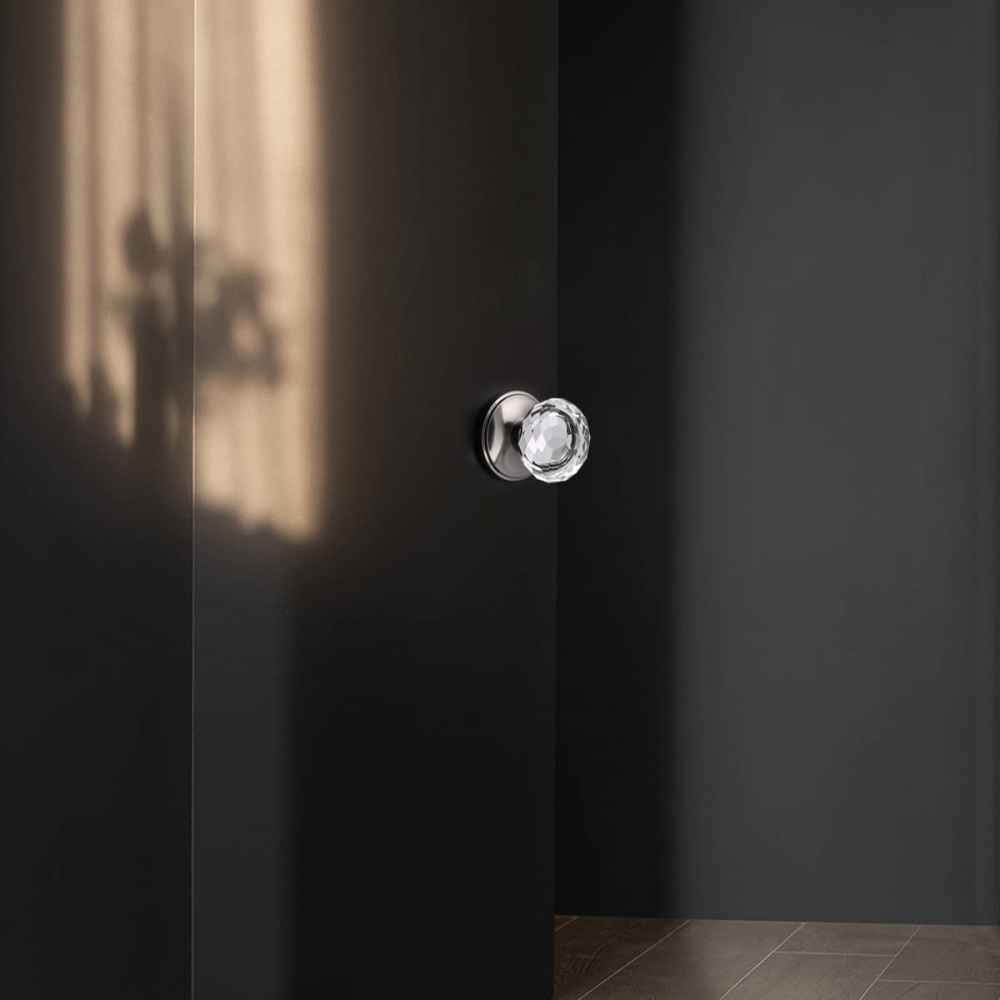 2.55-in. x 0.04-in. Stainless Steel Door Knob In Brushed Nickel