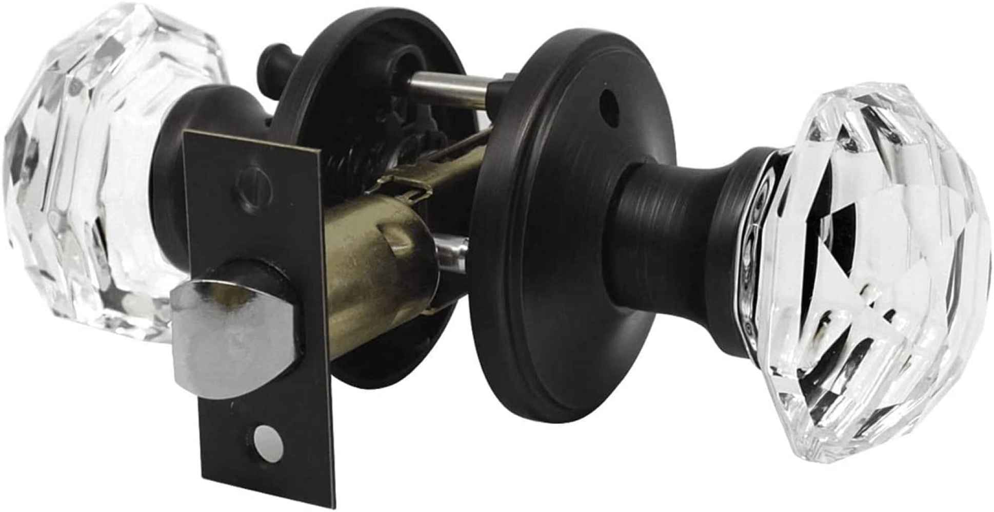 2.3-in. x 0.04-in. Zinc Alloy Door Door Lock In Oil Rubbed Bronze