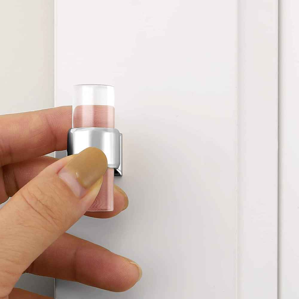 1.57-in. x 1.5-in. Acrylic-zinc Alloy Cabinet Knob In Chrome
