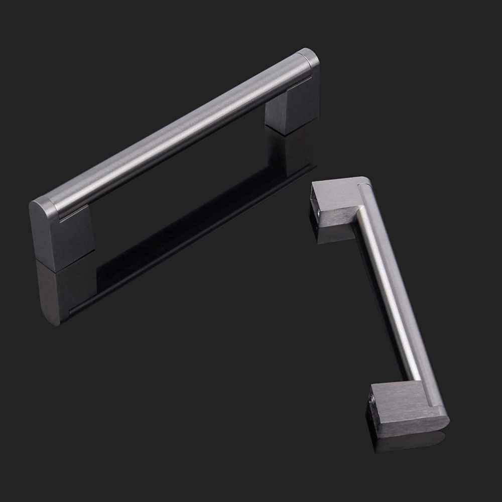 6.1-in. x 1.2-in. Stainless Steel Cabinet Handle In Brushed Nickel