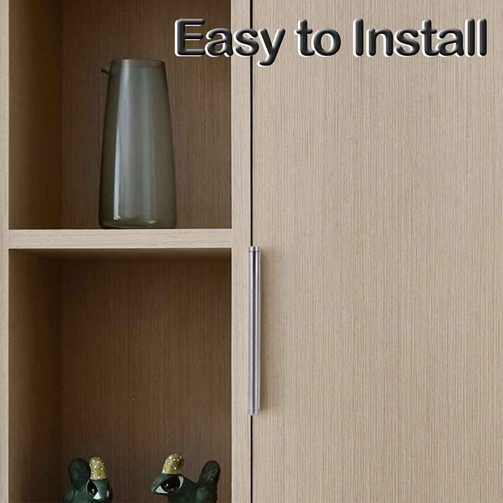 6.1-in. x 1.2-in. Stainless Steel Cabinet Handle In Brushed Nickel
