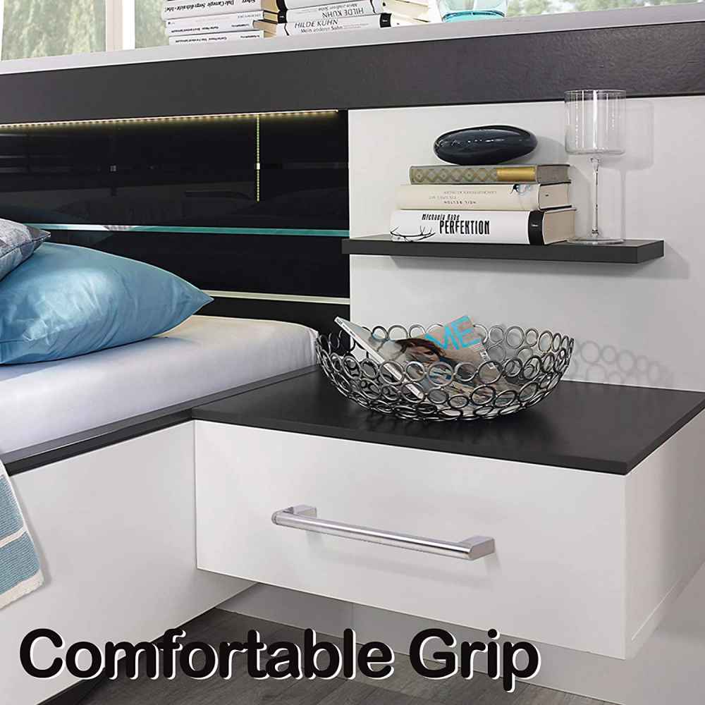 9-in. x 1.2-in. Stainless Steel Cabinet Handle In Brushed Nickel