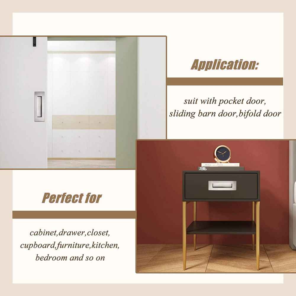 2-in. x 6-in. Stainless Steel Cabinet Handle In Brushed Nickel