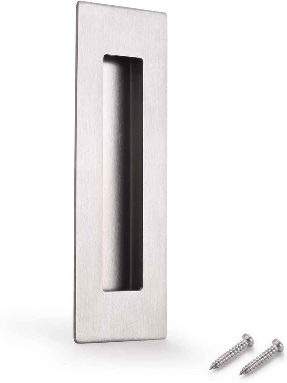 2-in. x 6-in. Stainless Steel Cabinet Cabinet Handle In Brushed Nickel