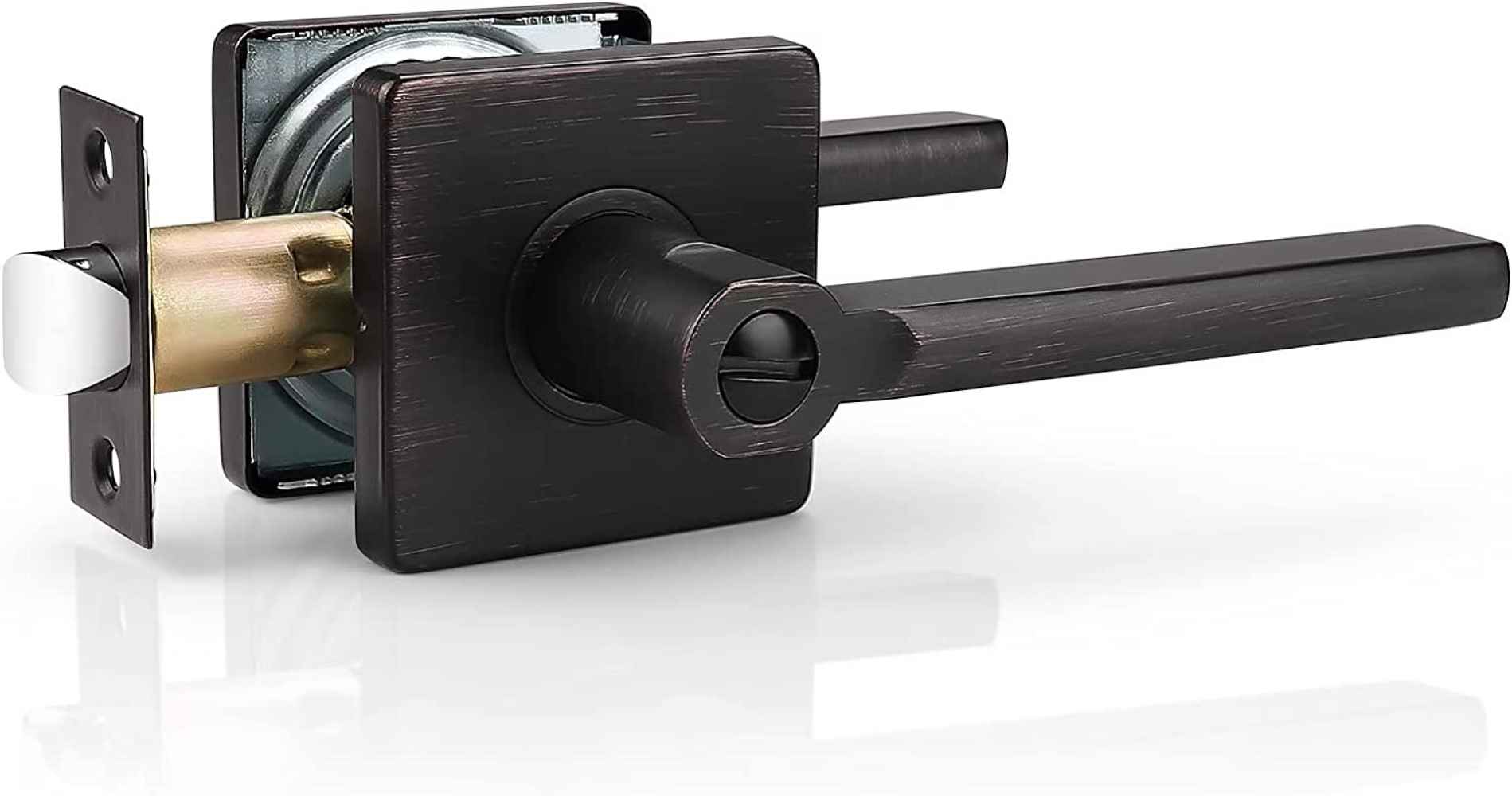 5-in. x 0.03-in. Stainless Steel Door Door Lock In Oil Rubbed Bronze