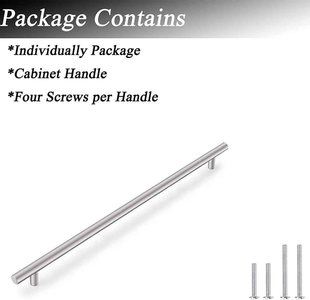 13.8-in. x 1.2-in. Stainless Steel Cabinet Handle In Stainless Steel