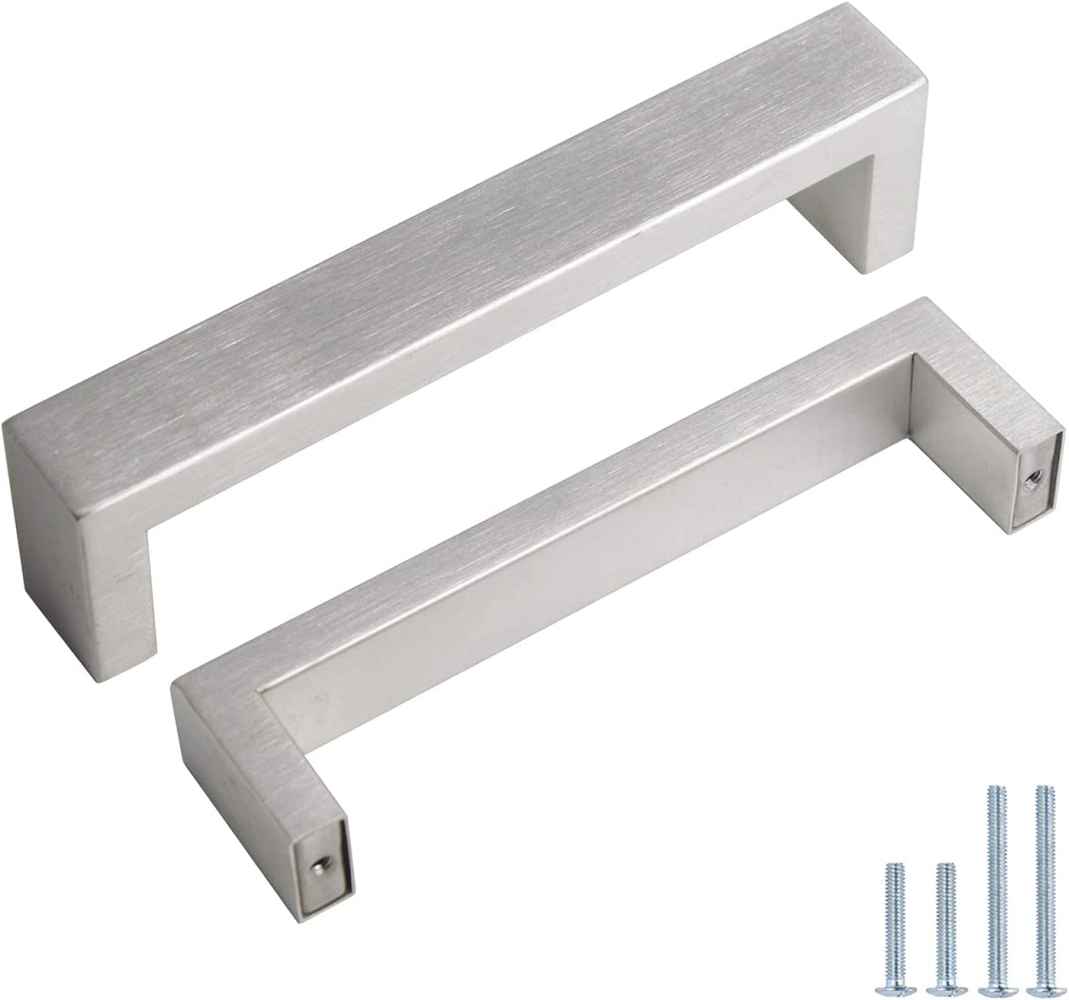 5.4-in. x 1.2-in. Stainless Steel Cabinet Cabinet Handle In Brushed Nickel