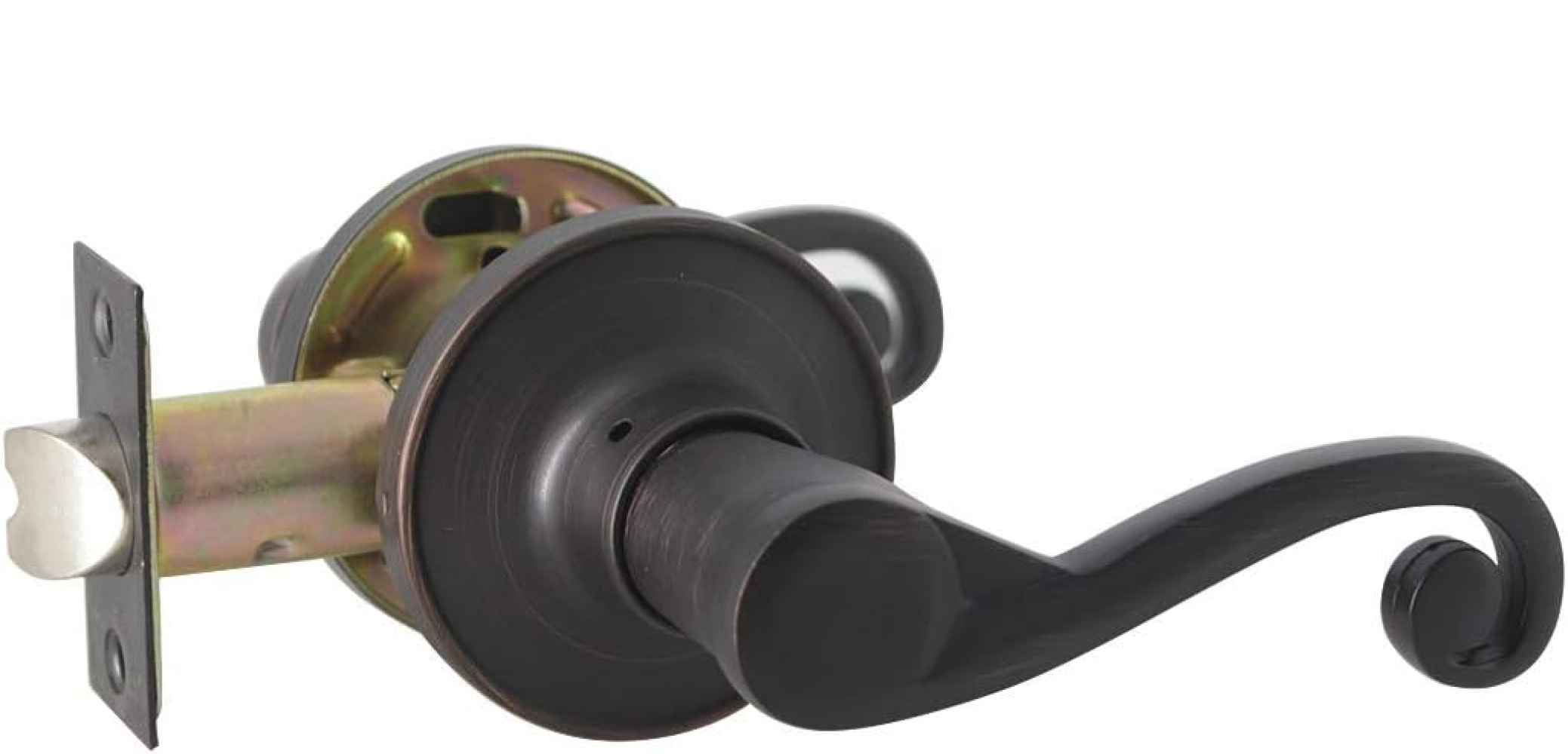 2.5-in. x 0.03-in. Zinc Alloy Door Door Lock In Oil Rubbed Bronze