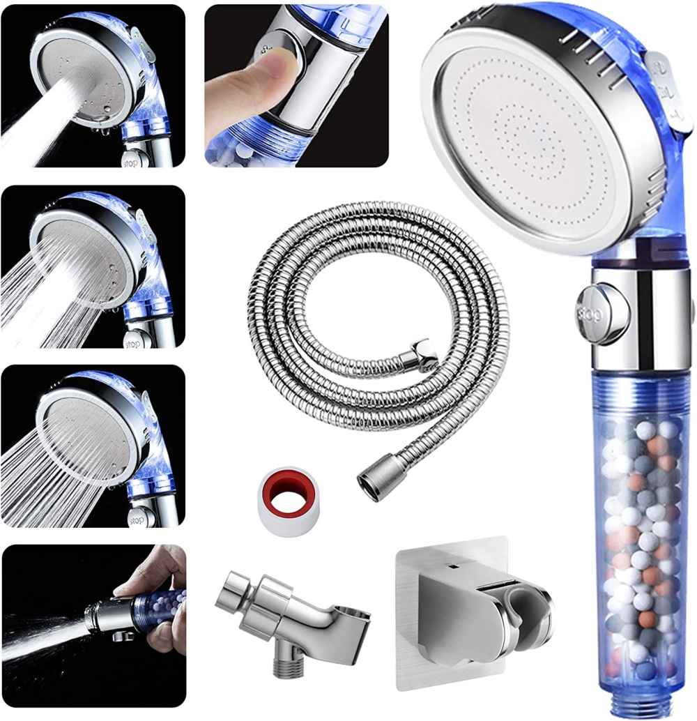 Chrome Wall Mount Stainless Steel Round Shower Head