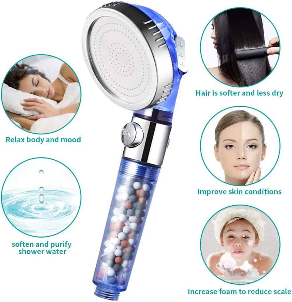 Chrome Wall Mount Stainless Steel Round Shower Head