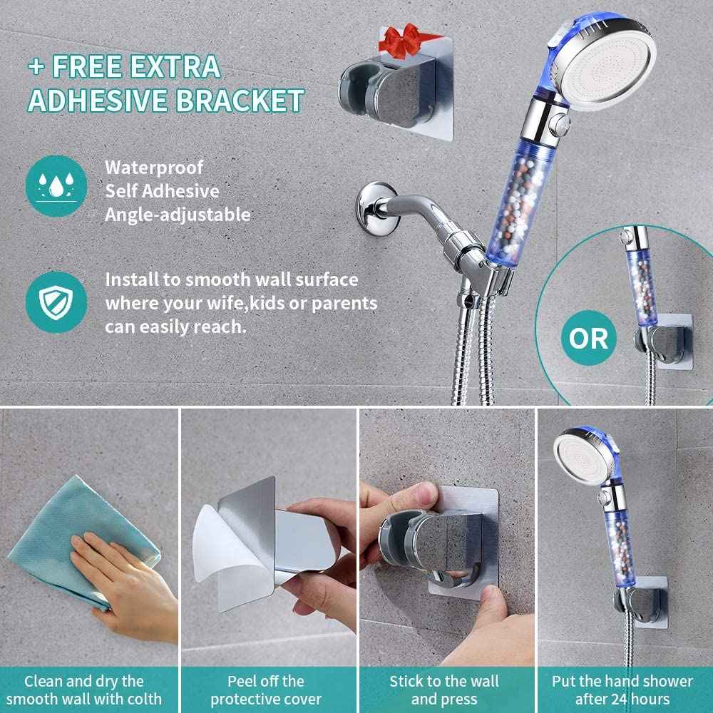 Chrome Wall Mount Stainless Steel Round Shower Head