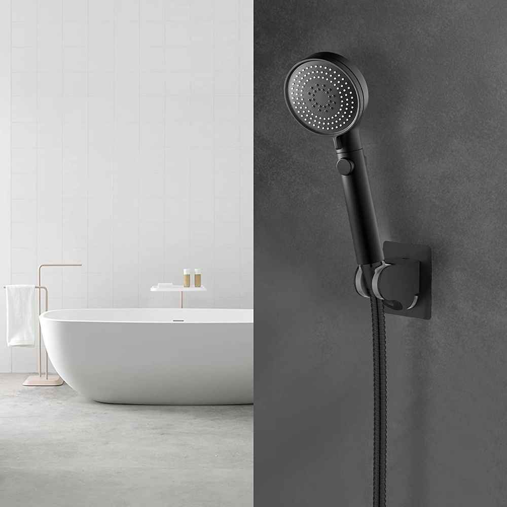 ABS Wall Mount Square Shower Head Holder