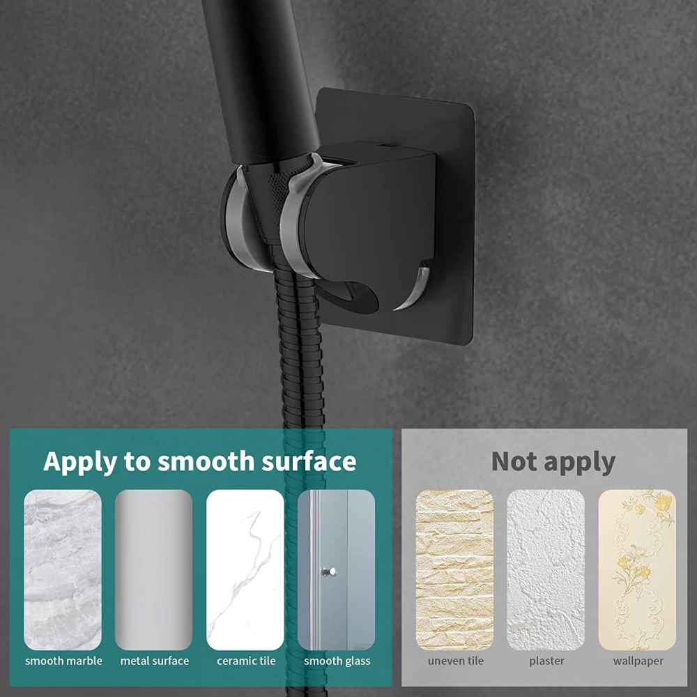 ABS Wall Mount Square Shower Head Holder