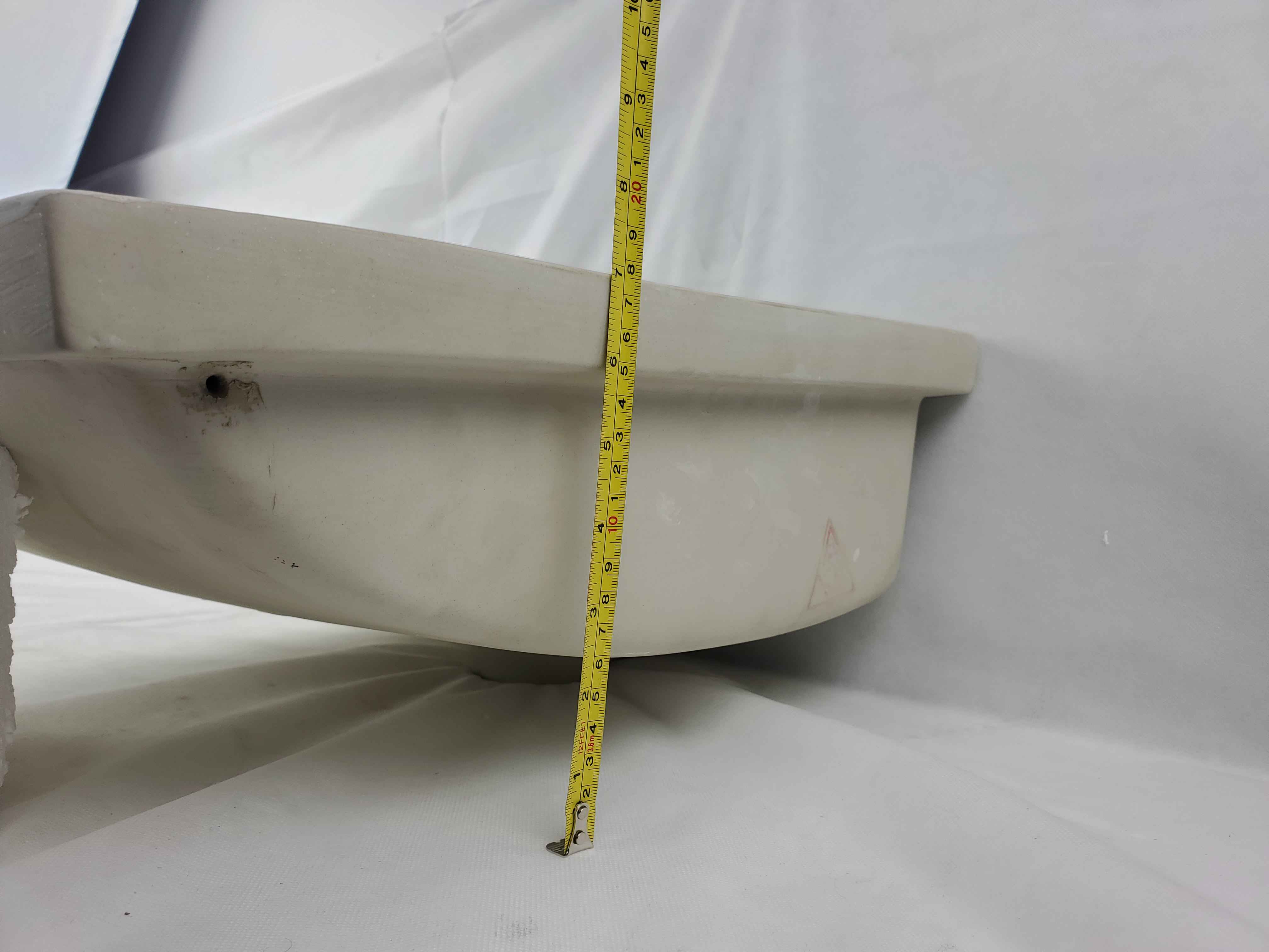17-in. x 17-in. Ceramic Bathroom Undermount Sink In White CUPC