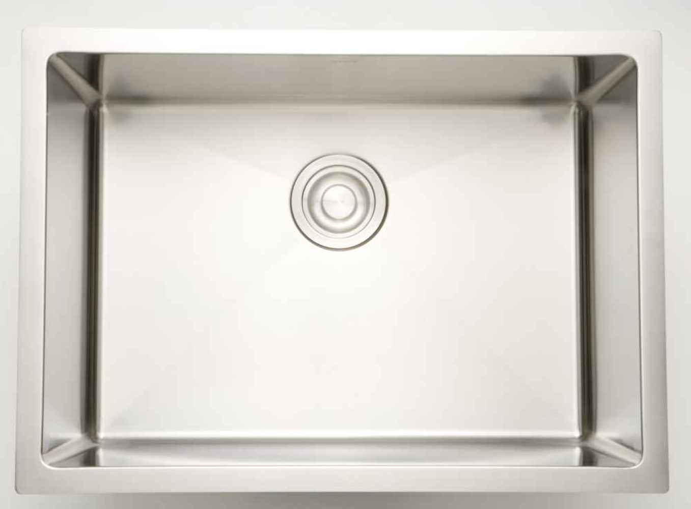 27-in. W CSA Approved Chrome Laundry Sink With 1 Bowl And 16 Gauge