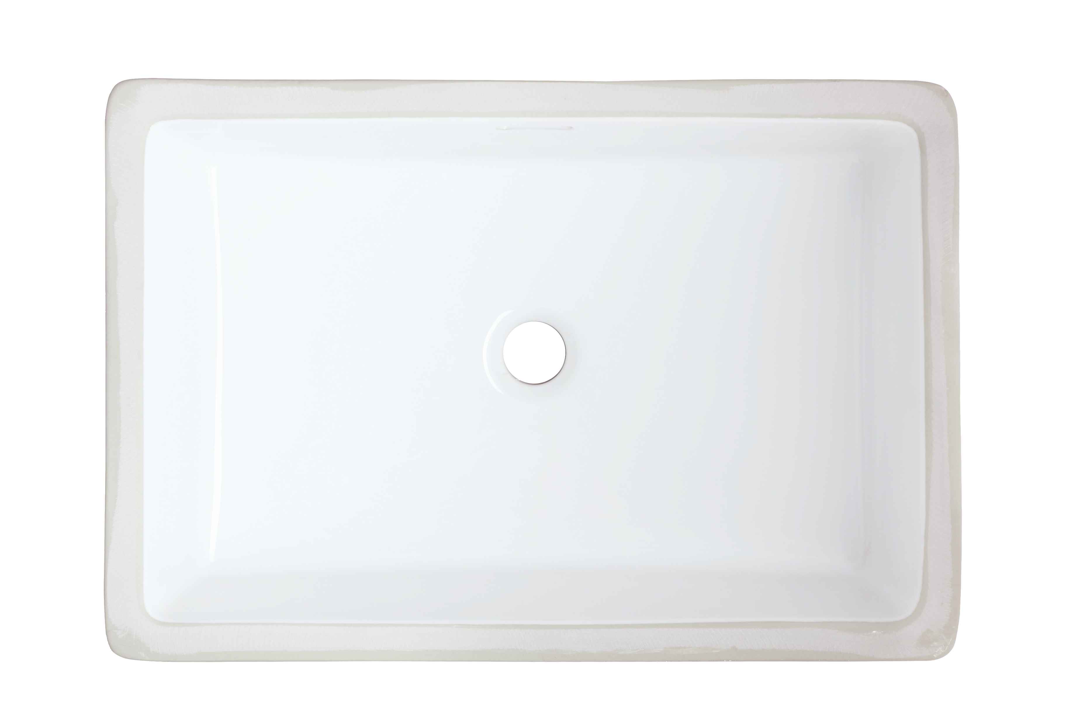 21.5-in. x 14.625-in. Ceramic Bathroom Undermount Sink In White CUPC