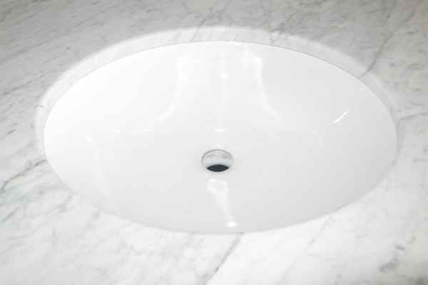 18.125-in. x 15.125-in. Ceramic Bathroom Undermount Sink In White CUPC