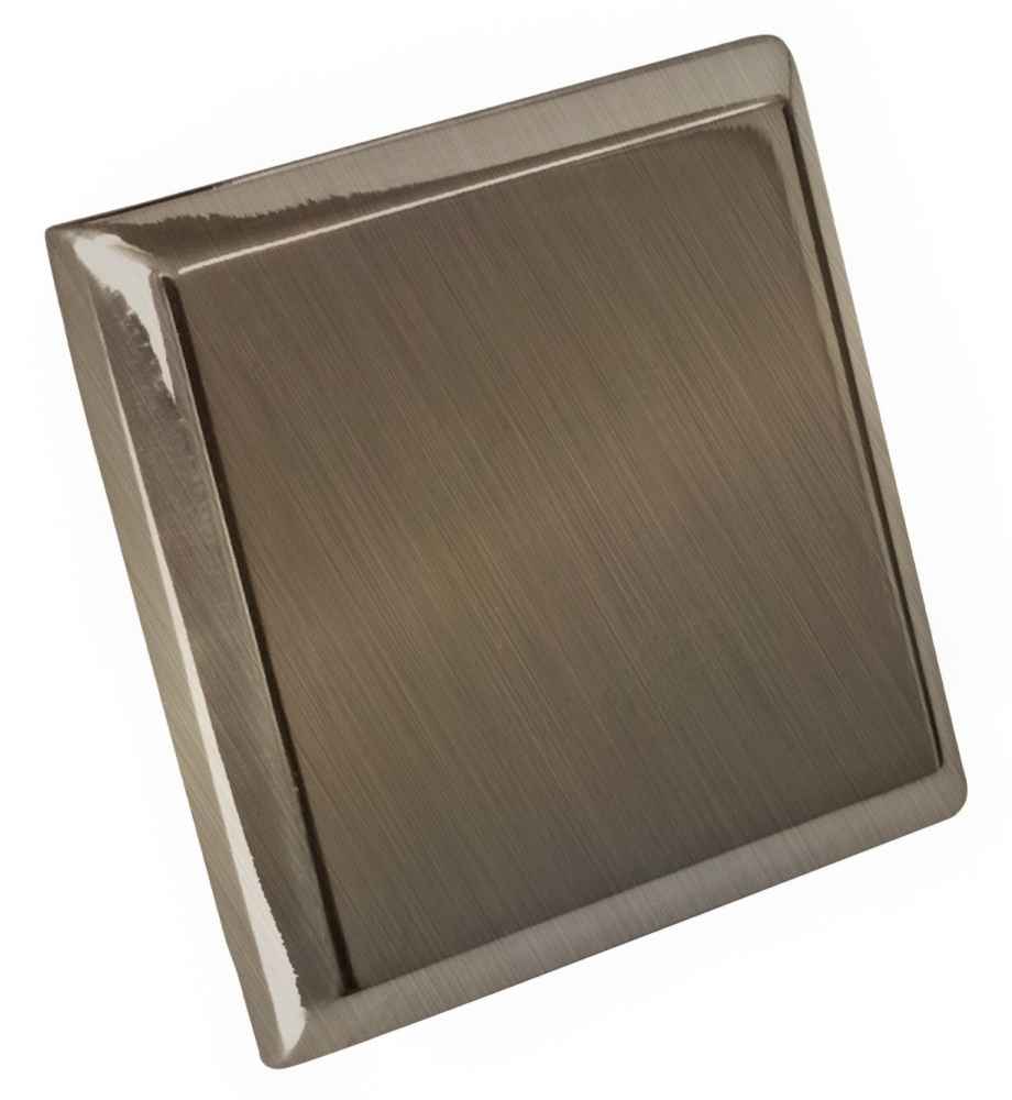 1.20-in. x 1.20-in. Stainless Steel Cabinet Knob In Brushed Nickel