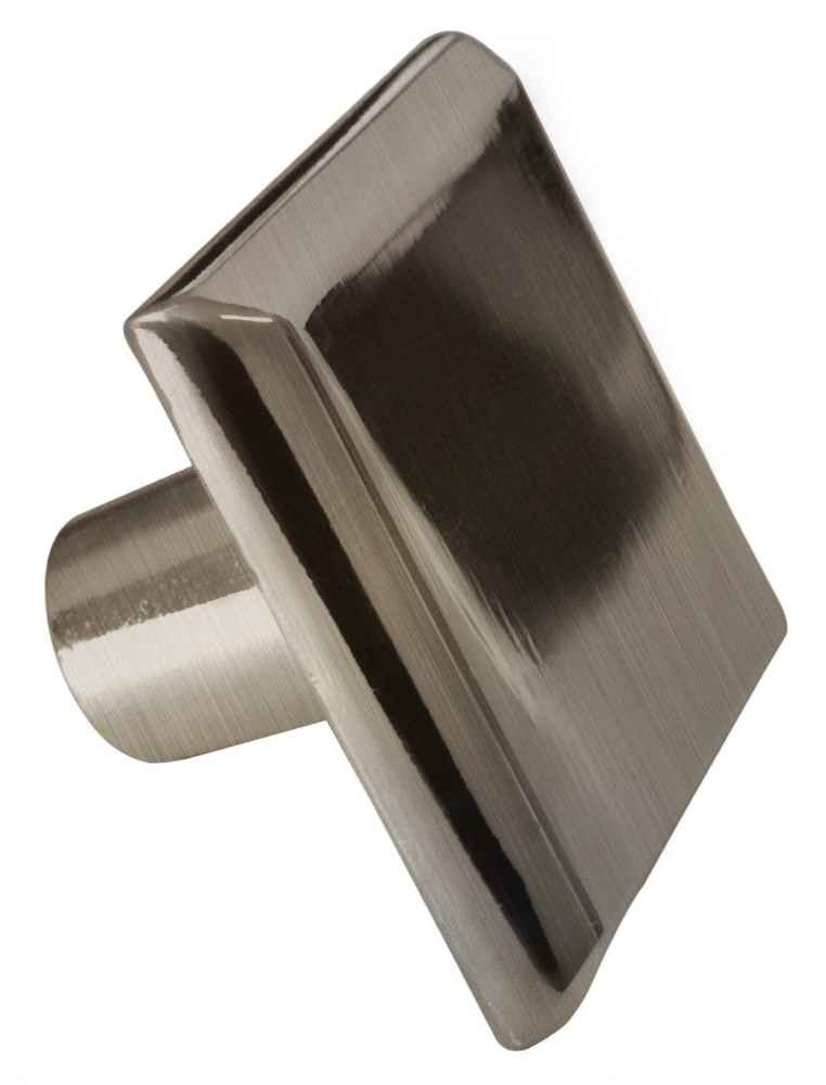 1.20-in. x 1.20-in. Stainless Steel Cabinet Knob In Brushed Nickel