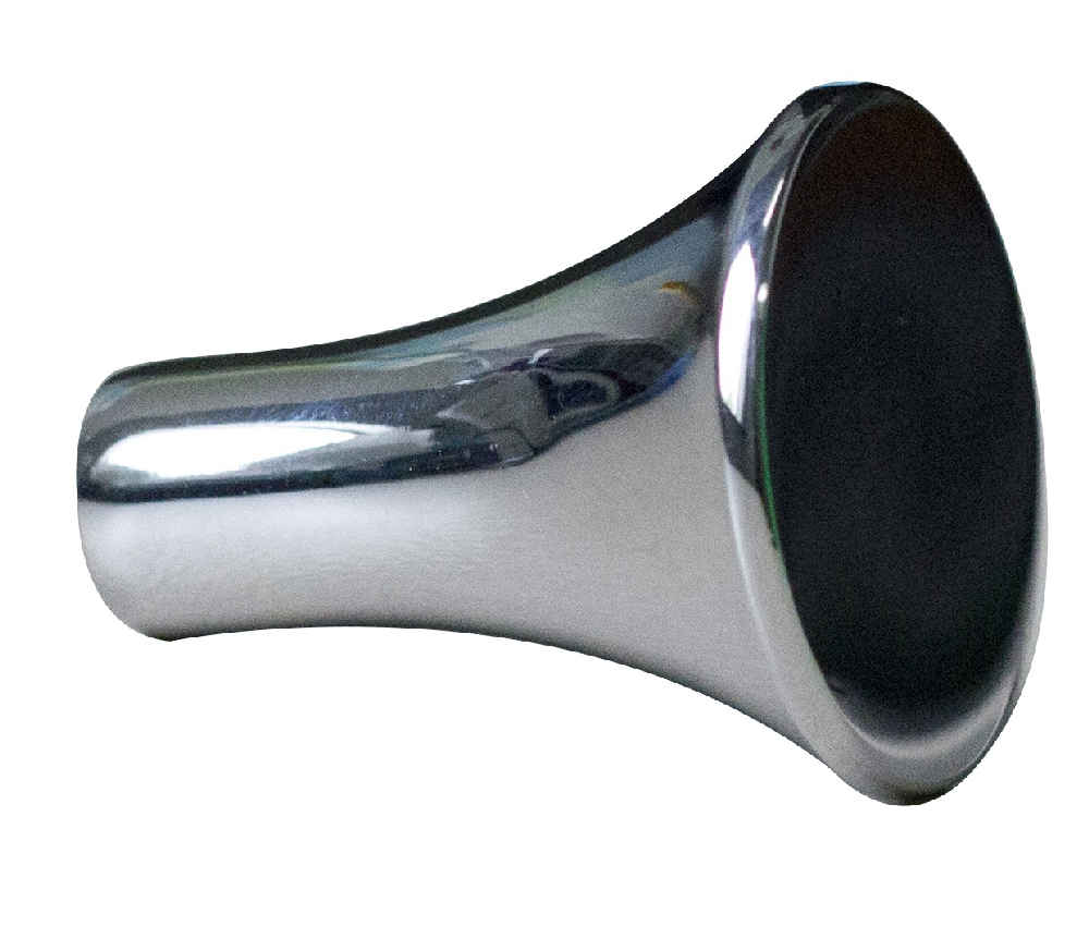 1-in. x 1-in. Stainless Steel  Cabinet Knob In Chrome
