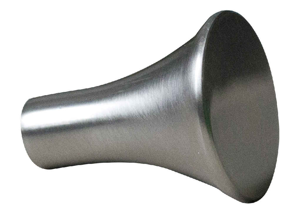 1-in. x 1-in. Stainless Steel  Cabinet Knob In Brushed Nickel