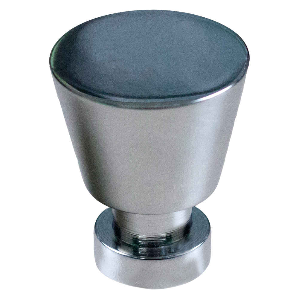 1-in. x 1-in. Stainless Steel Cabinet Knob In Chrome