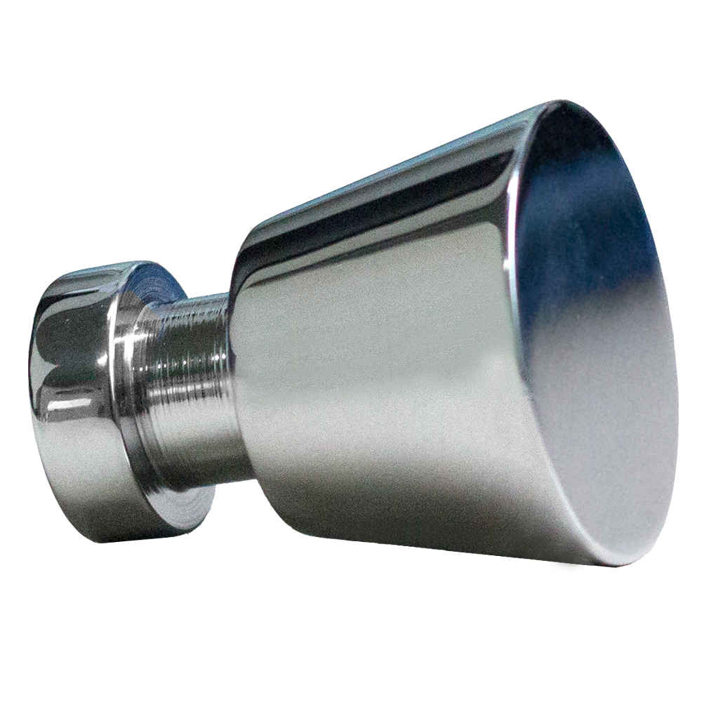 1-in. x 1-in. Stainless Steel  Cabinet Knob In Chrome