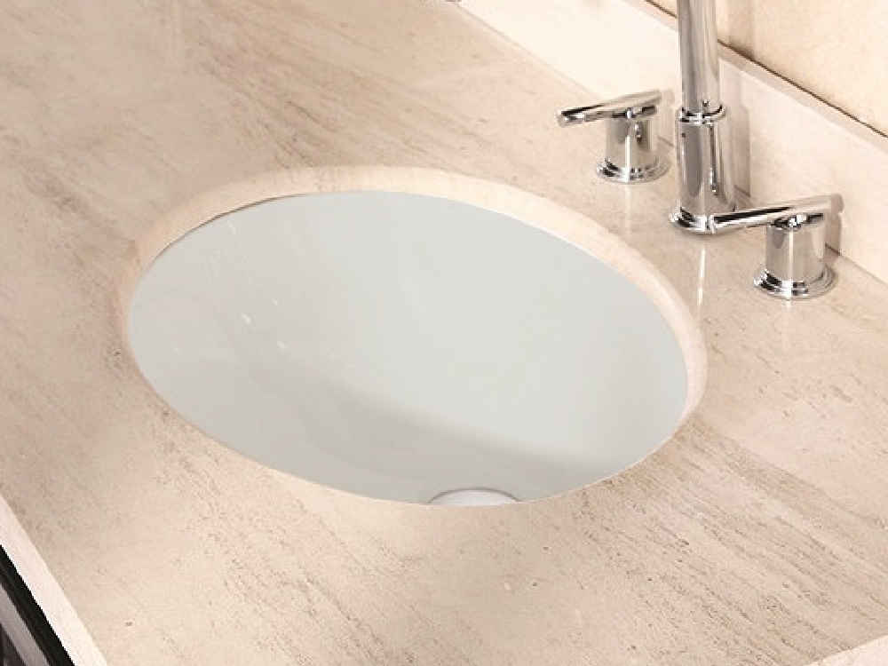 19.5-in. x 16.25-in. Ceramic Bathroom Undermount Sink In Biscuit CUPC
