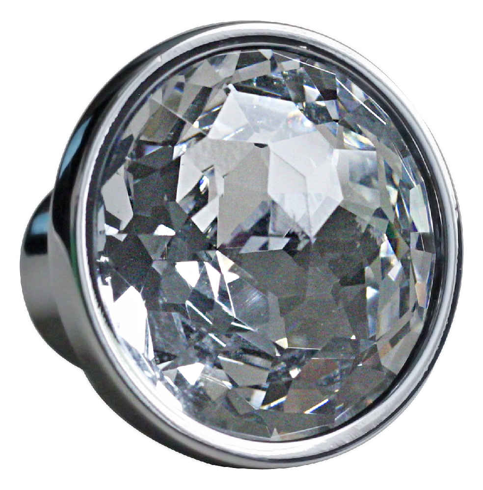 1.25-in. x 1.25-in. Stainless Steel Cabinet Knob In Chrome