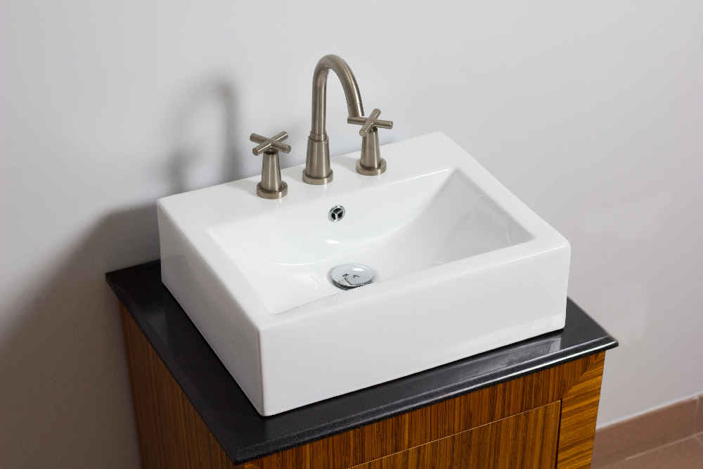20.25-in. x 16.25-in. Rectangle Bathroom Vessel Sink White Enamel Glaze