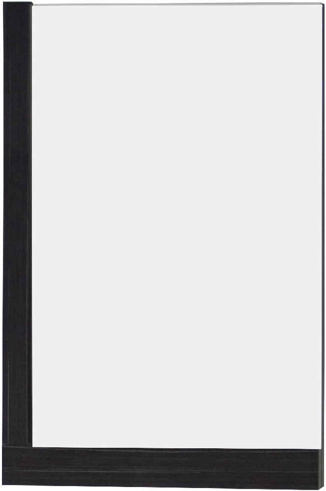 23.5-in. W 35.5-in. H Modern Plywood-Melamine Wood Mirror In Dawn Grey