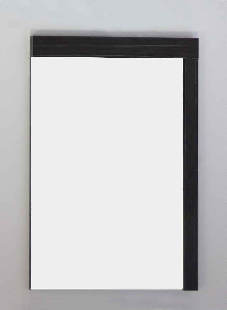 23.5-in. W 35.5-in. H Modern Plywood-Melamine Wood Mirror In Dawn Grey