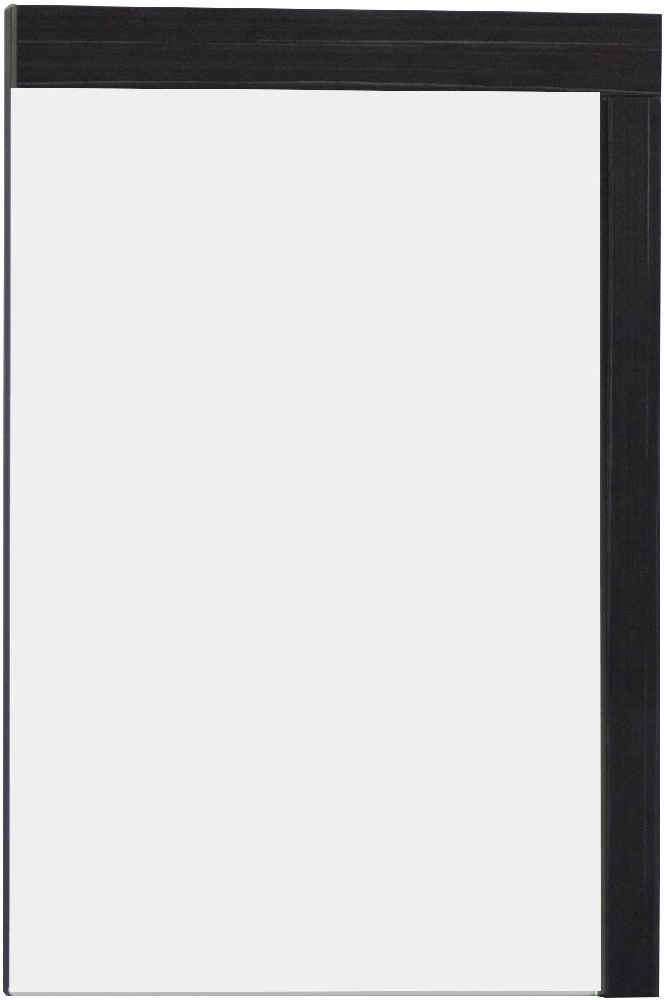 23.5-in. W 35.5-in. H Modern Plywood-Melamine Wood Mirror In Dawn Grey