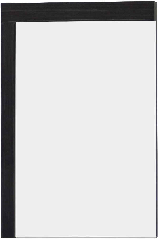 23.5-in. W 35.5-in. H Modern Plywood-Melamine Wood Mirror In Dawn Grey