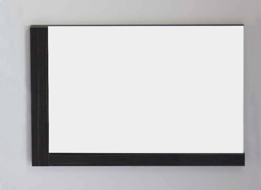 35.5-in. W 23.5-in. H Modern Plywood-Melamine Wood Mirror In Dawn Grey