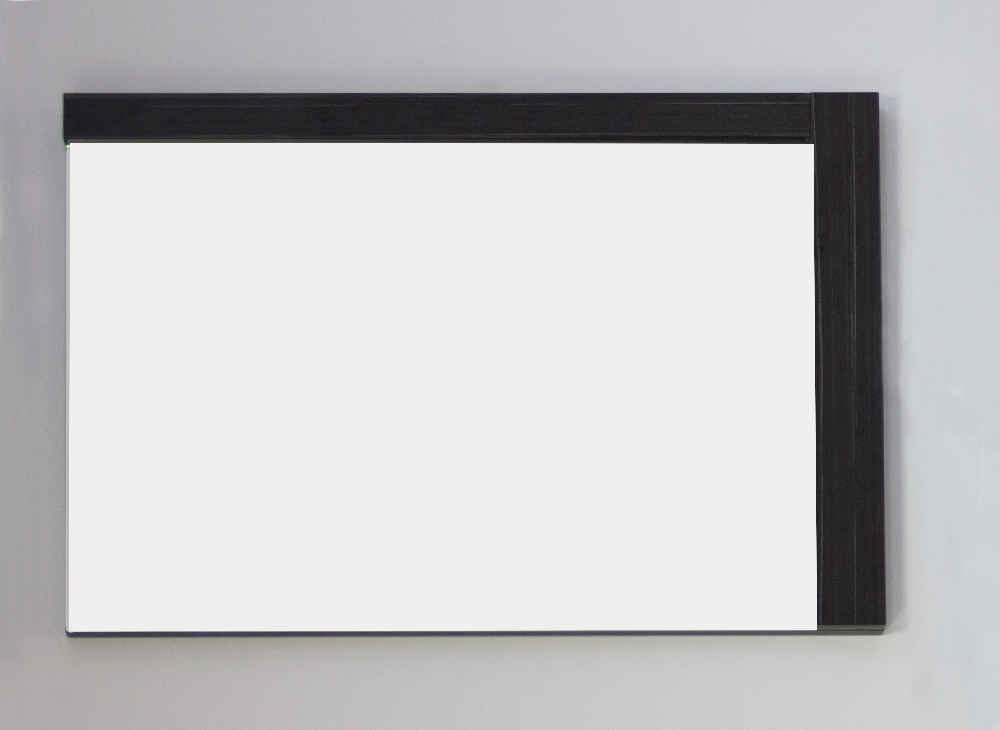 35.5-in. W 23.5-in. H Modern Plywood-Melamine Wood Mirror In Dawn Grey