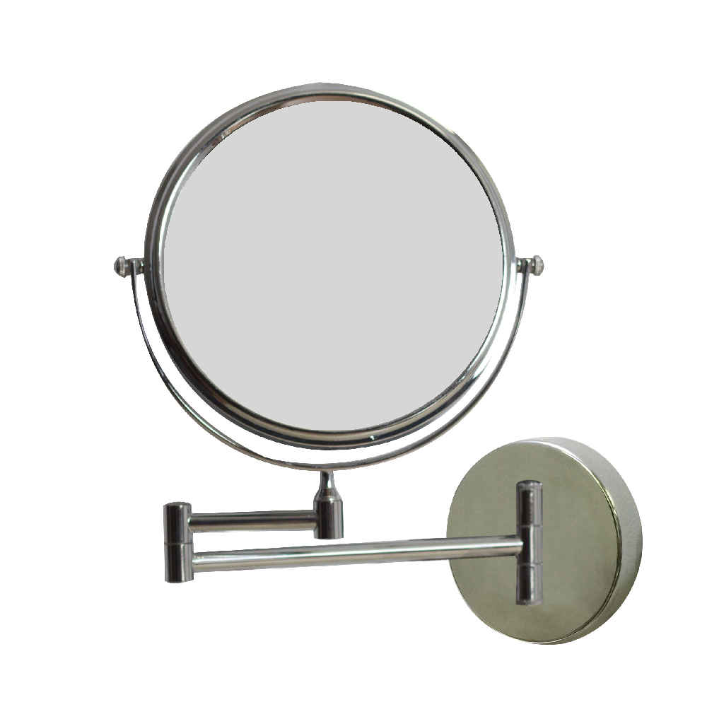 19.56-in. x 12.14-in. Stainless Steel Wall Mount Magnifying Mirror In Chrome