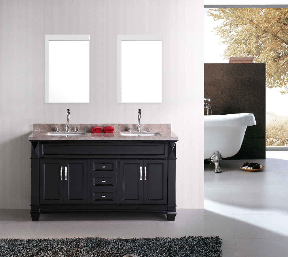 23.5-in. W 35.5-in. H Modern Plywood-Veneer Wood Mirror In White