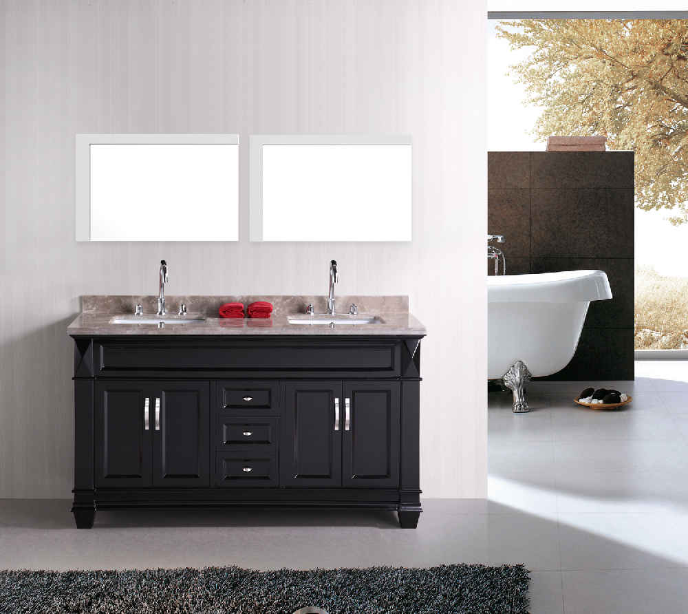 35.5-in. W 23.5-in. H Modern Plywood-Veneer Wood Mirror In White