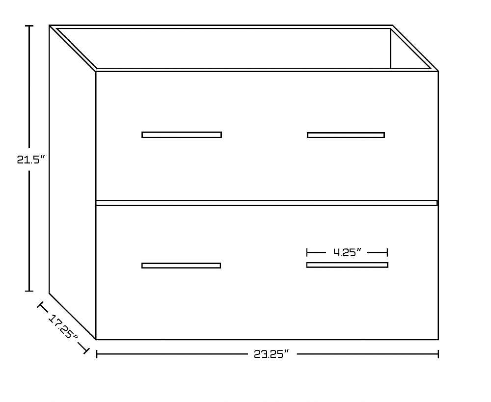 48-in. W Wall Mount Dawn Grey Vanity Set For 1 Hole Drilling